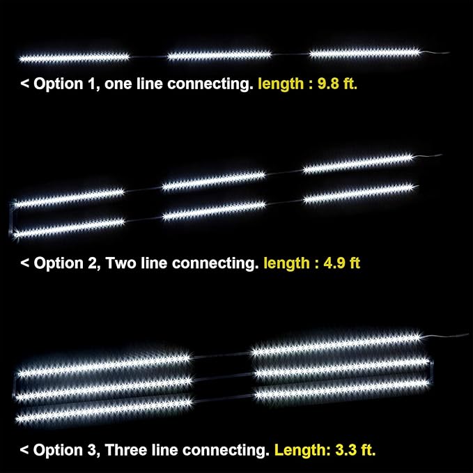 WOBANE Under Counter Light, Dimmable LED Under Cabinet Lighting, Cupboard 6000K - Image 2