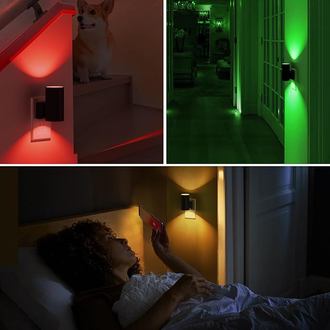 L LOHAS LED Night Light with Remote, Night Lights Plug into Wall, RGB Color - Image 5