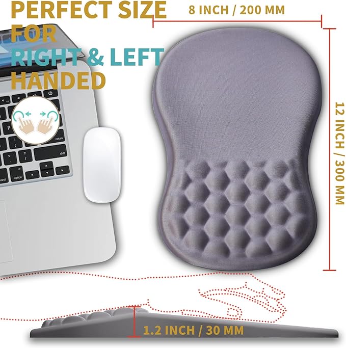 Hokafenle Ergonomic Mouse Pad Wrist Support - Image 4