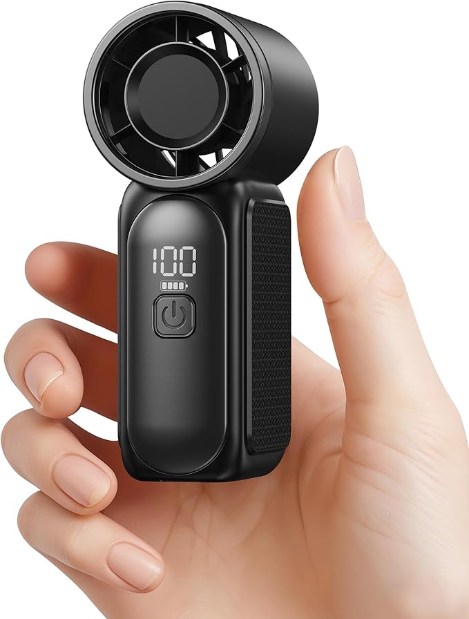 Gaiatop Portable Handheld Mini Fan, 6 Speeds 16900 RPM High Velocity Personal by GAIATOP