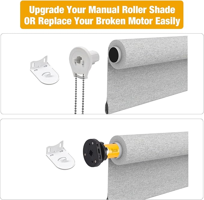 AM25 Zigbee Smart Blinds Motor for 1.5" Shade Tube, Type-C Rechargeable Window - Image 7