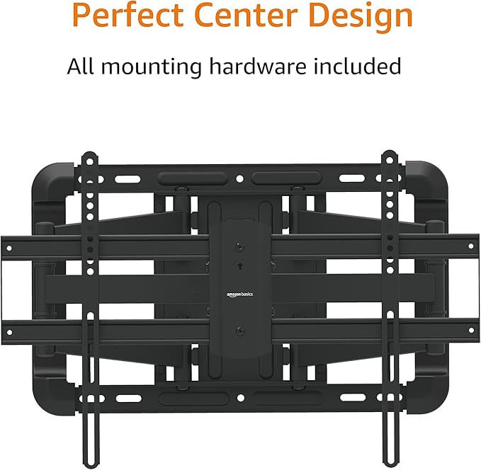 Amazon Basics Heavy Duty Extension Dual Arm, Full Motion Articulating TV Mount - Image 9