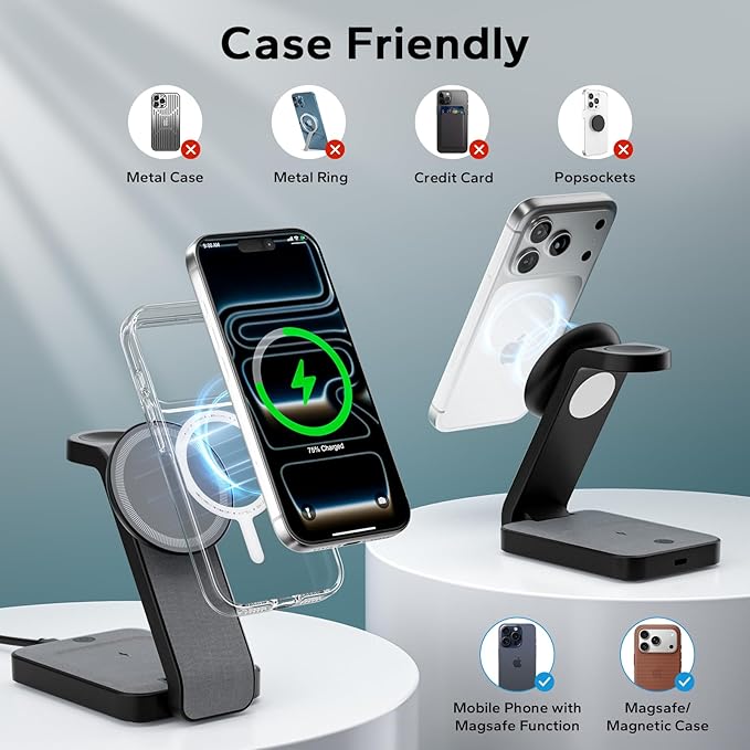 Eazpower 3 in 1 Foldable Wireless Charging Station - Image 4