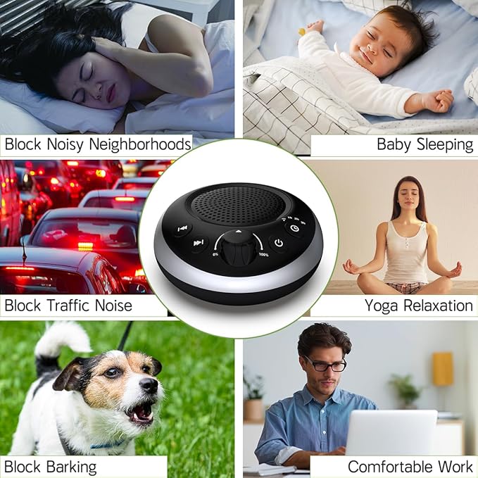 Sound Machine Loud White Noise Machine Nonstop Brown Noise Sleep Machine 30 - Image 6