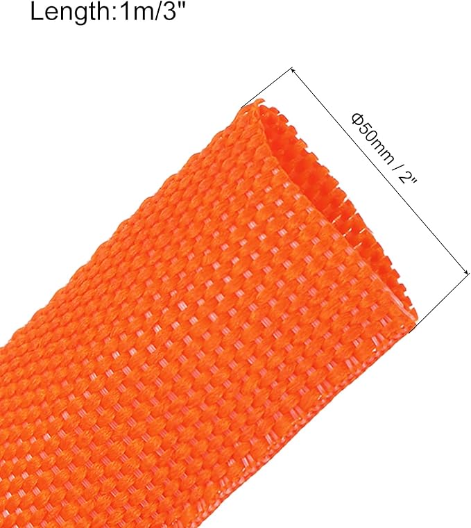 MECCANIXITY Braided Cable Sleeves Heat Shrinkable Fabric Sleeving, Network - Image 2