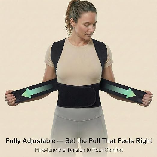 Full Back Posture Corrector for Women & Men – Pull-Back System Posture Brace – - Image 5