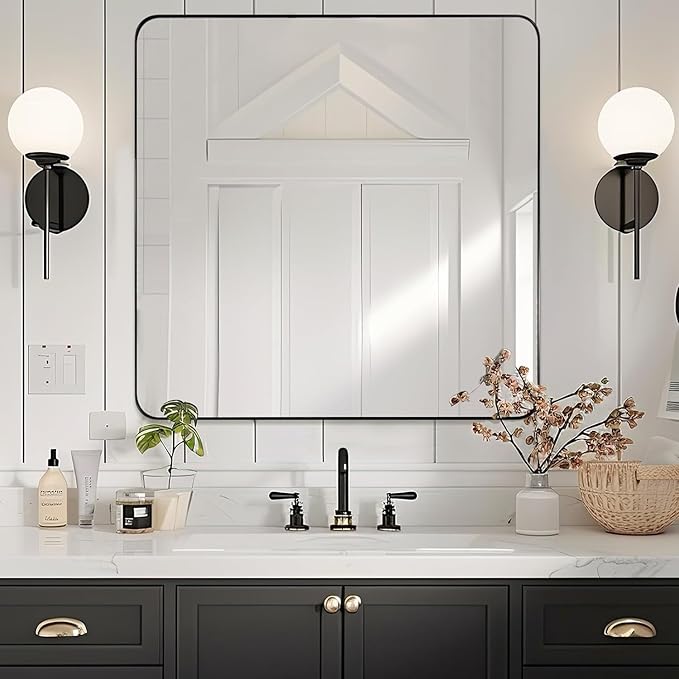 ANDY STAR Black Bathroom Mirrors - Image 2