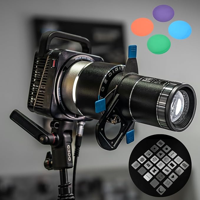 Optical Snoot for Bowens Mount Light, Photography Spotlight Projector for - Image 7