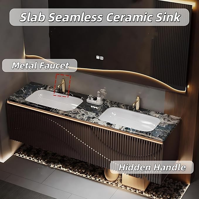 Double Sink Bathroom Vanity - Image 4