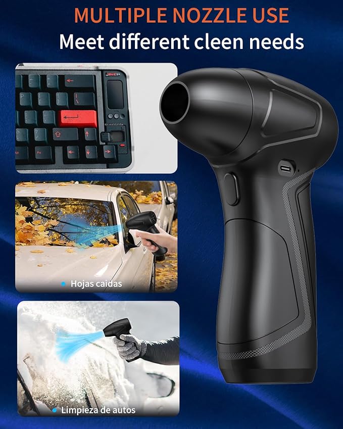 PureWellness Compressed Air Duster Can, Cordless Air Blower, Rechargeable - Image 5