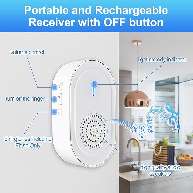 CallToU Wireless Caregiver Pager Call Button - Image 2
