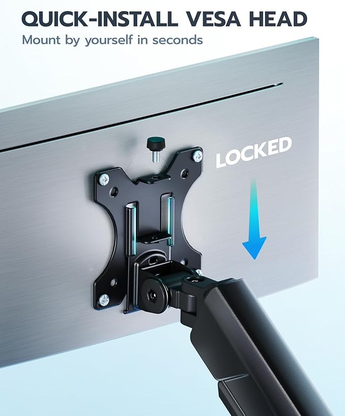 ARES WING Heavy Duty Single Monitor Arm - Image 3