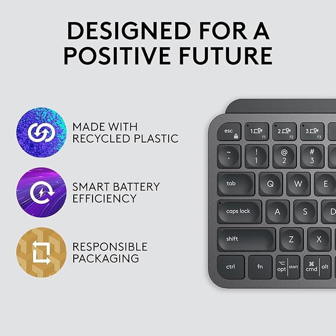 Logitech MX Keys Mini Minimalist Wireless Illuminated Keyboard, Compatible - Image 6