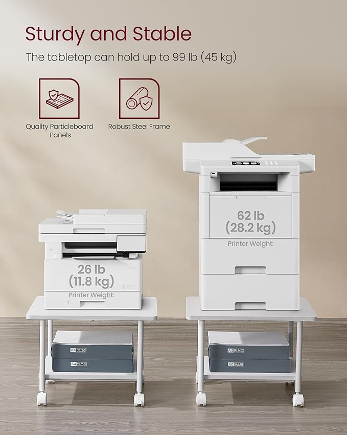 VASAGLE Heavy-Duty Printer Stand - Image 4