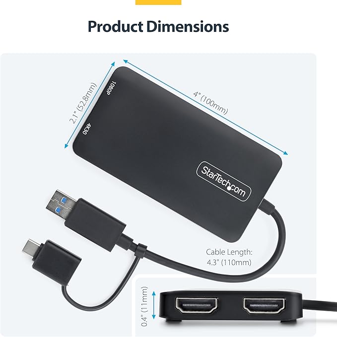StarTech.com Dual Monitor Adapter - Image 6