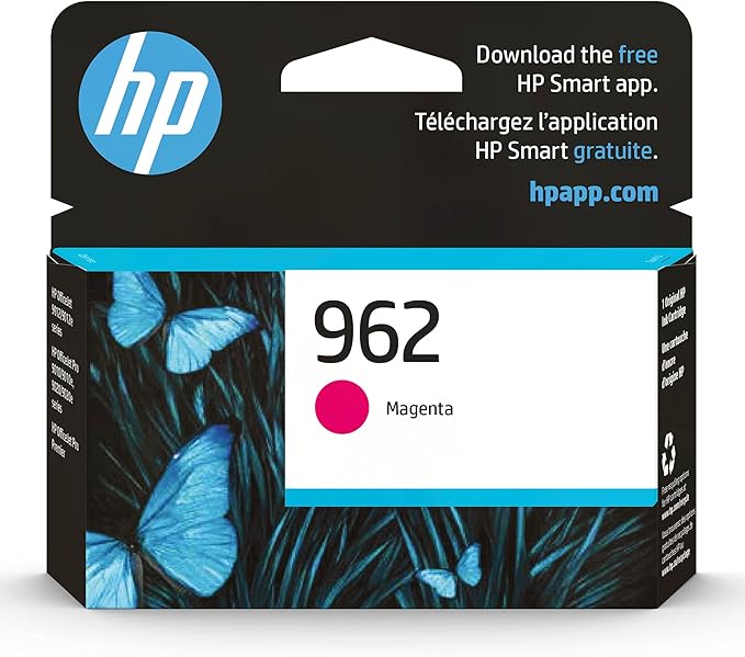HP 962 Magenta Ink Cartridge | Works by HP