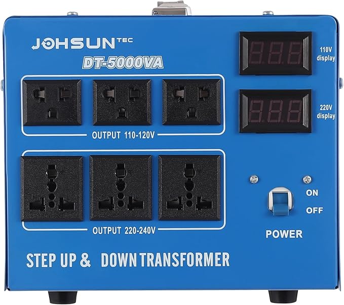 5000W Voltage Converter Auto Transformer Duty Step Up/Down Power Converter - Image 3