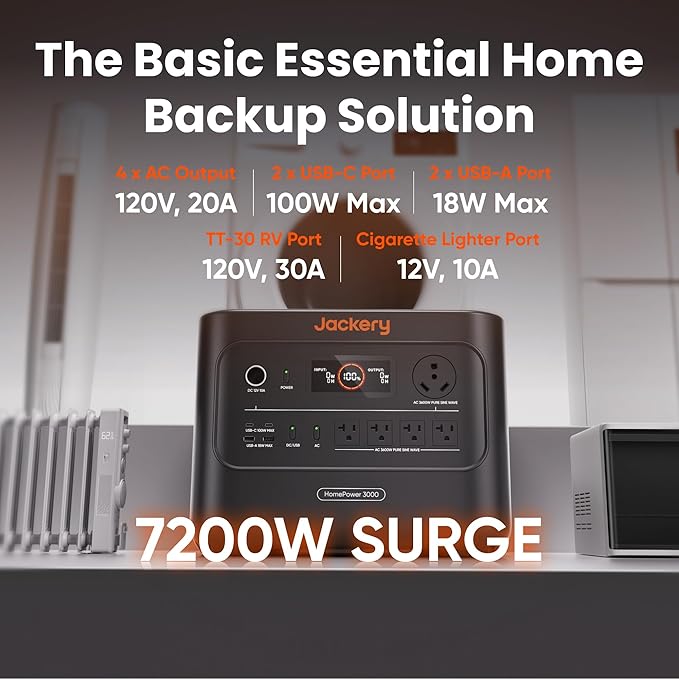 Jackery HomePower 3000 Portable Power Station - Image 7
