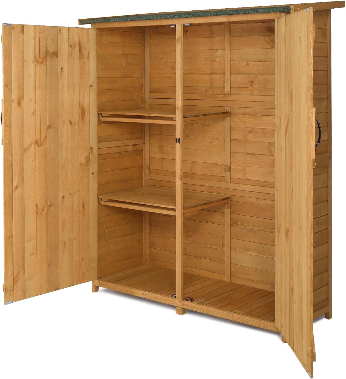 outvita outdoor storage cabinet with waterproof roof for, main product view