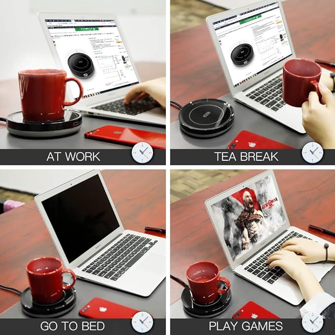 Smart Coffee Warmer, BESTINNKITS Auto On/Off Gravity-Induction Mug Warmer - Image 6
