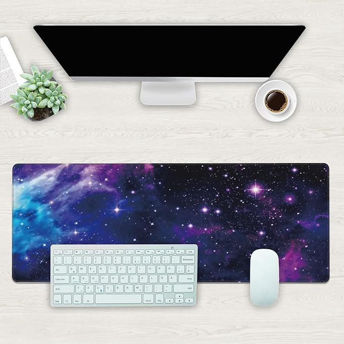 Desk Mat, Galaxy Nebula Universe Space Extended Gaming Mouse Pad Large - Image 2