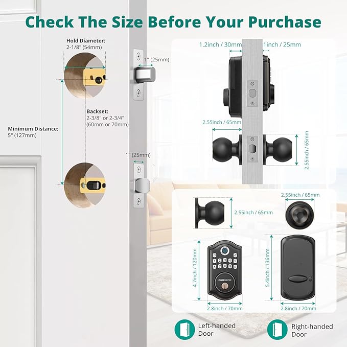 AkaGear DS10 Keyless Entry Door Lock - Image 7