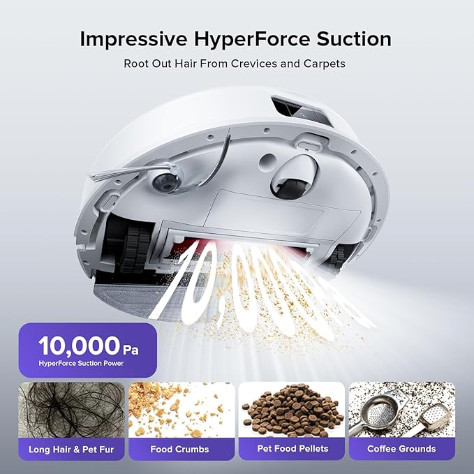 roborock Q10 S5 Robot Vacuum and Mop Cleaner, 10000Pa HyperForce Suction - Image 2