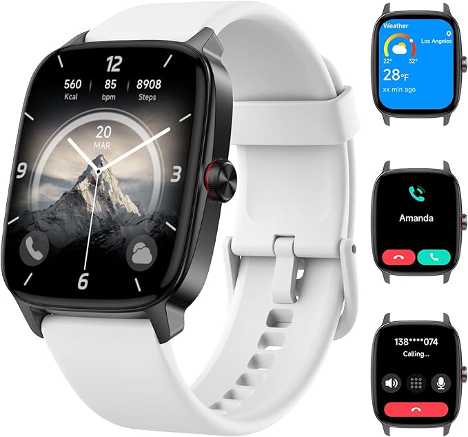 Smart Watches for Women Men by KIBFLE