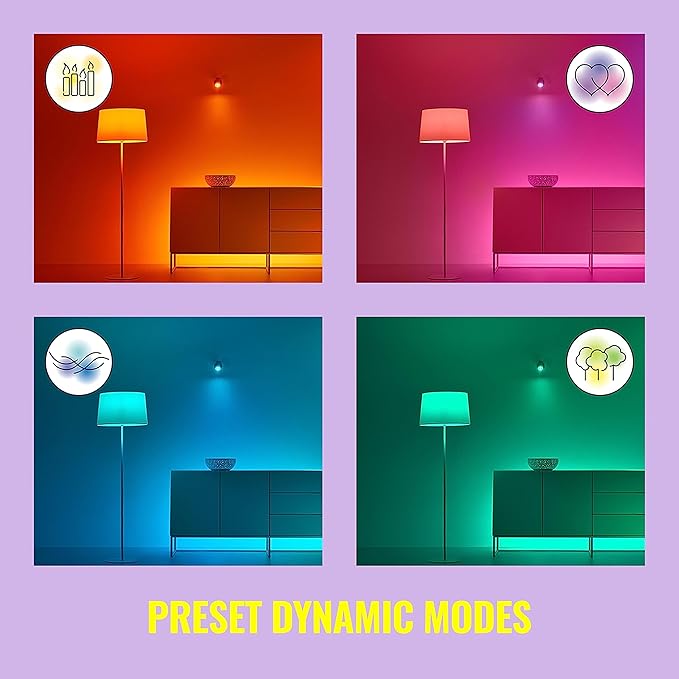 WiZ Color G25 Color Filament LED Smart Bulb - Image 8