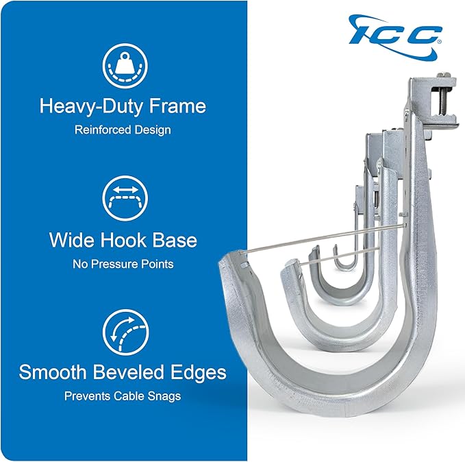 ICC Beam Clamp J Hook 3/4” Without Retainer Clip - Image 6