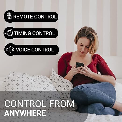 Lunabode LED 4 Pack Smart Home Wi-Fi Plugs - Image 3