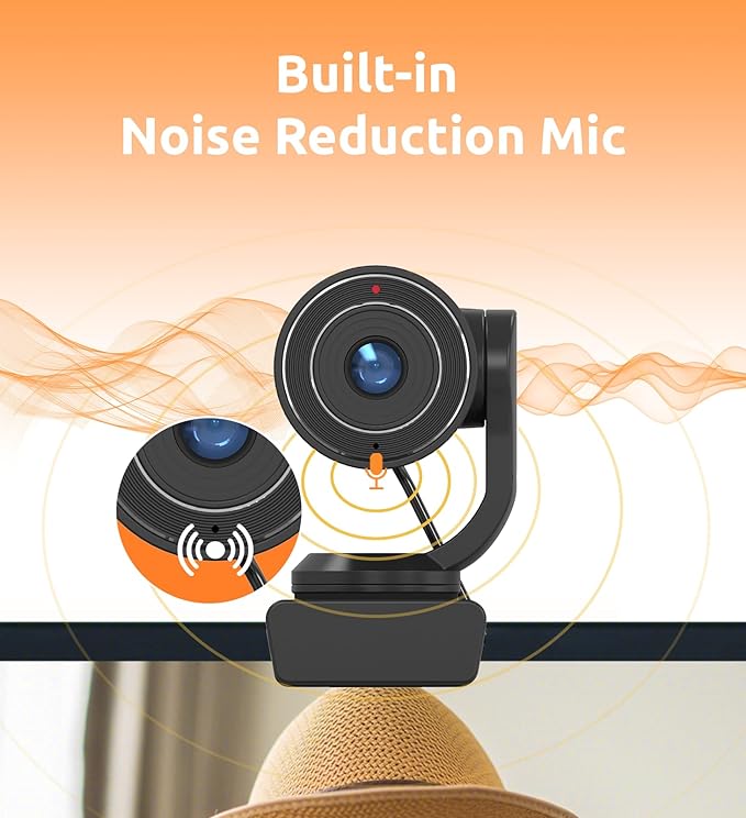 TOUCAN 1080P Webcam with Microphone, FHD Streaming Camera with 1080P/60fps - Image 3