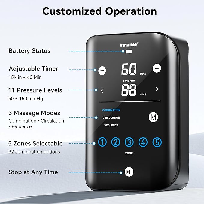 FIT KING Upgraded Cordless Recovery System, Professional Air Compression - Image 3