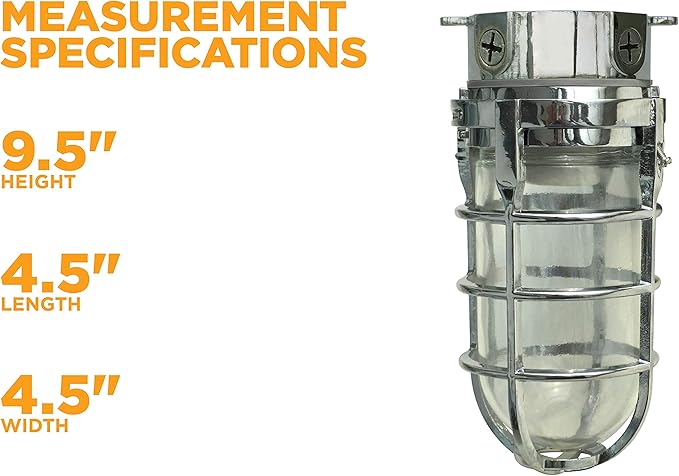 Woods L1706CH Vandal Resistant 150W Incandescent Security Light, Ceiling Mount - Image 7