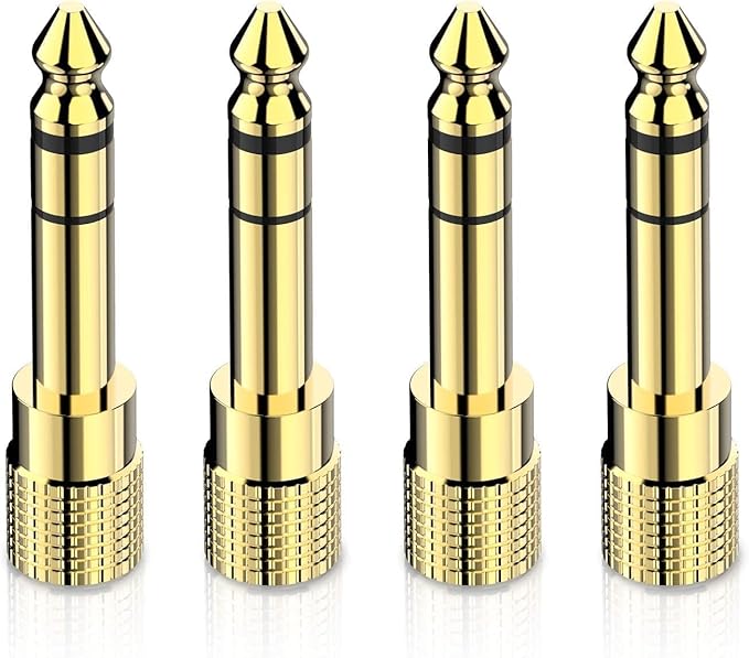 Mizi Male to 3.5mm Female Gold Plated Stereo Audio Jack Adapter by Mizi