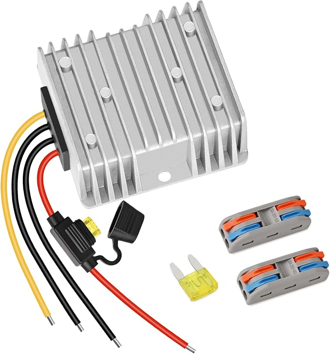 20A 240W Golf Cart DC 18V 20V 24V 36V 48V to DC 12V Converter Step Down Voltage by Unknown
