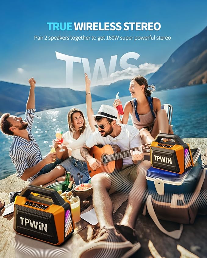 TPWIN Bluetooth Speaker - 80W Loud - Image 6