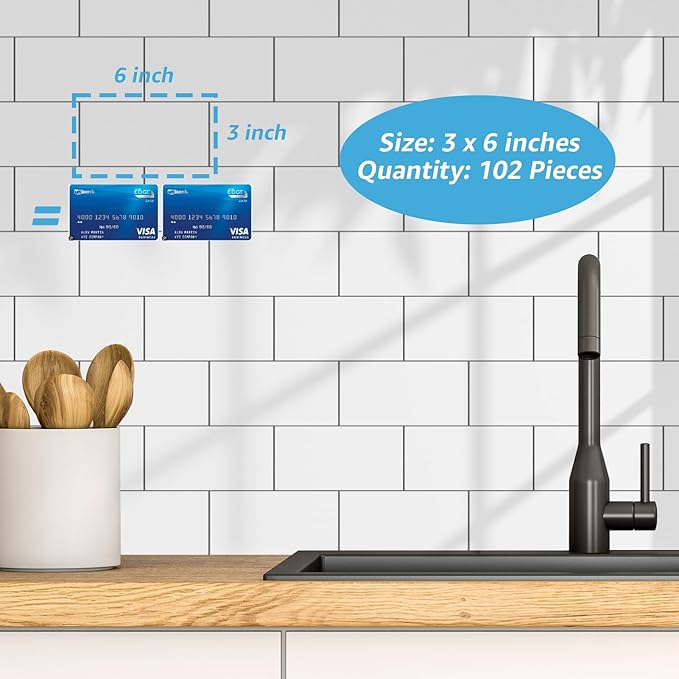 Art3d 102-Piece Peel and Stick Wall Tile - Image 5