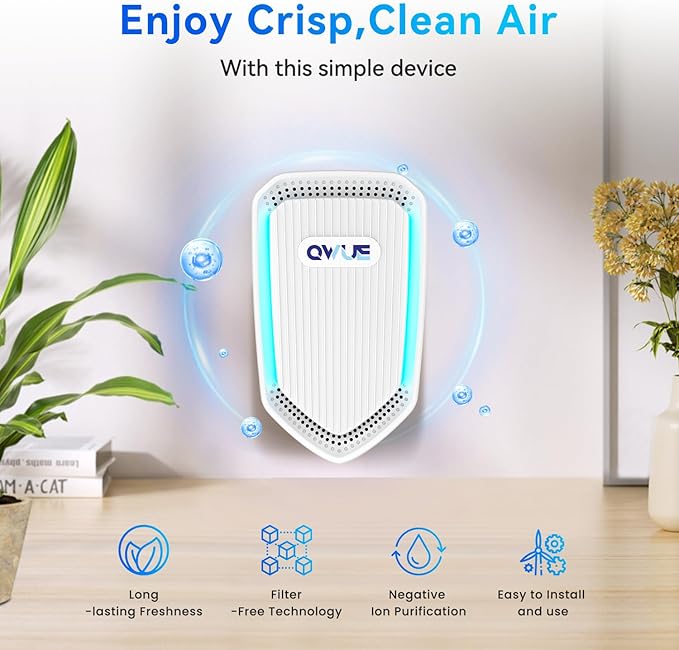 6Pack Air Ionizer Plug In, Filterless Home Negative Air Purifier, Quiet Air - Image 3