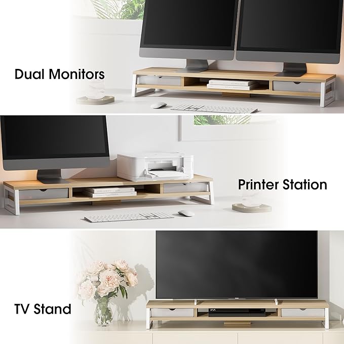 Fenge Dual Monitor Stand, Monitor Riser - Image 6