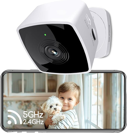 blurams 5GHz Cameras for Home Security, 2K Security Camera Indoor, Pet Camera by Blurams
