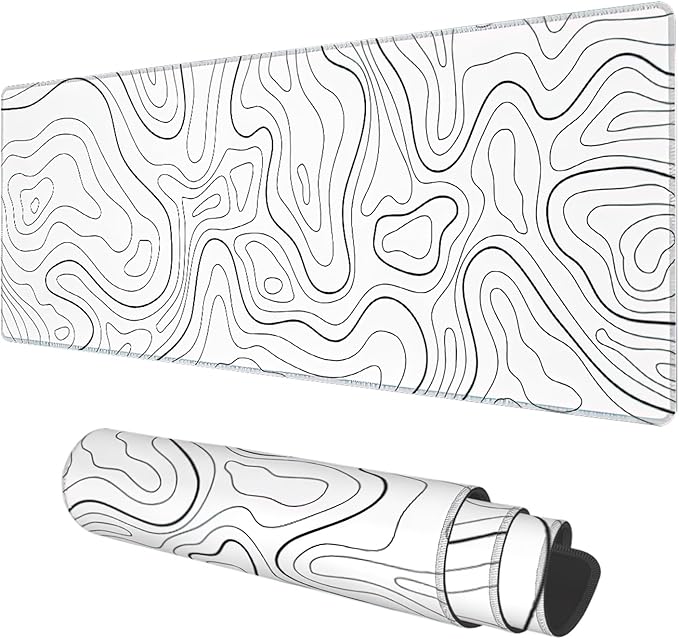 Desk Mat, 31.5"x11.8" Big Mouse Pad by KOAIWPAE