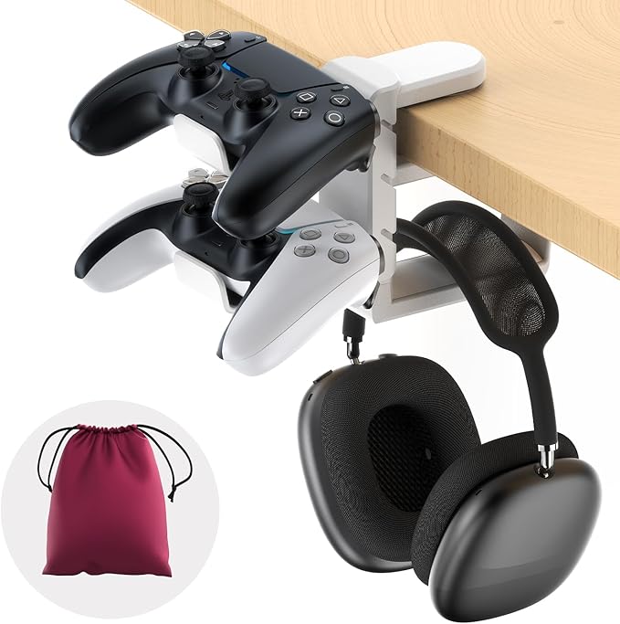 3in1 Rotating Headphone Holder by EURPMASKChoosethecolorofeurope