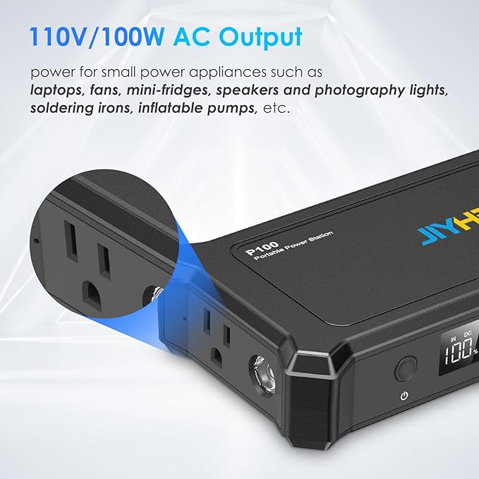 JIYHF Portable Power Bank with AC Outlet - Image 3