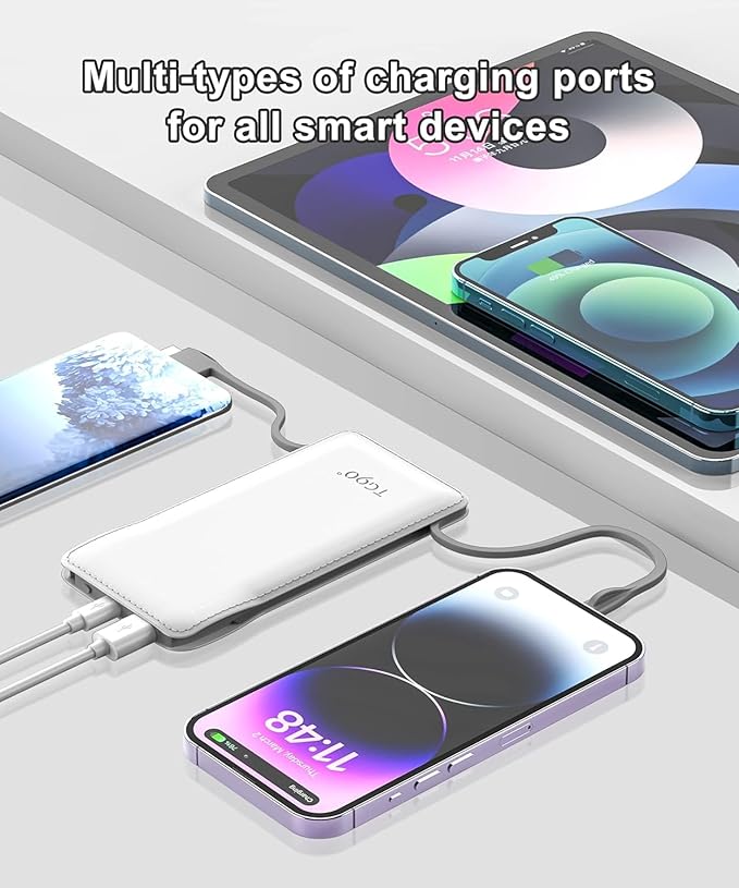 TG90° 2 Pack 10000mAh Slim Portable Charger - Image 2