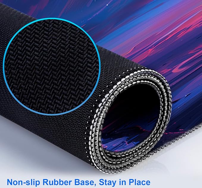 Anime Landscape Mouse Pad, Oversized Gaming Desk Pad, Space Planet Computer - Image 7