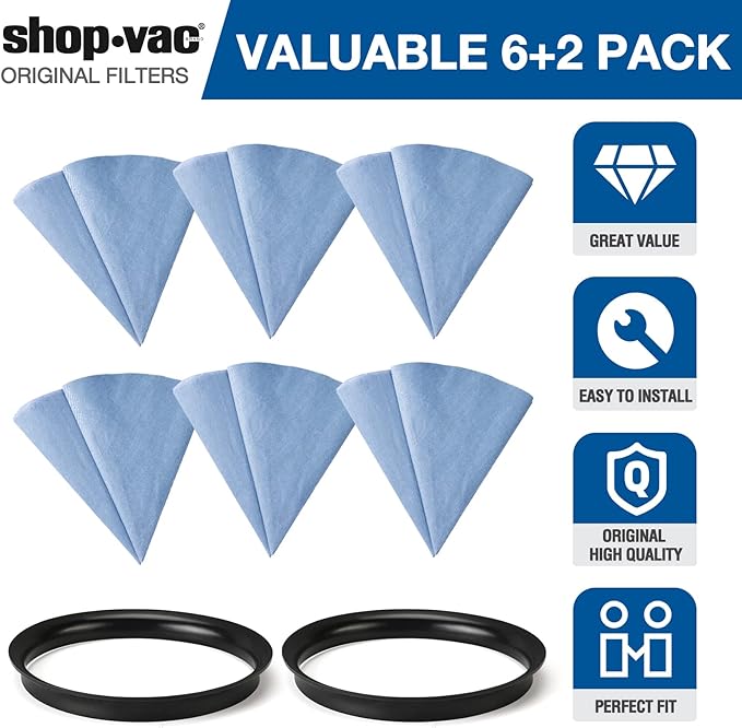Shop-Vac 90107 Paper Disc Filter Reusable - Image 3
