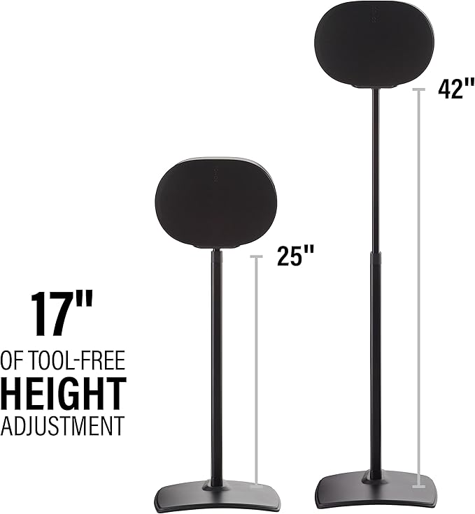 Sanus Height Adjustable Speaker Stands - Image 6