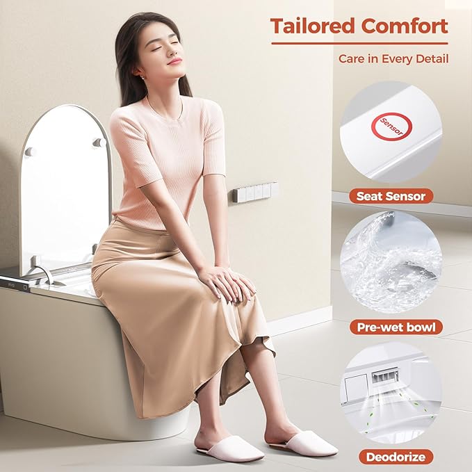 BAYTINA Smart Toilet, One Piece Toilet - Image 5