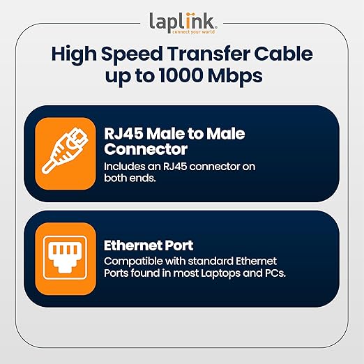 LAPLINK Easy Transfer Cable, Includes PCmover Express Data Transfer Software - Image 3